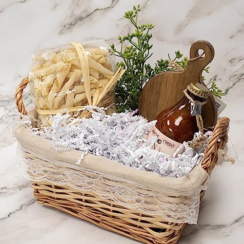 Uptotop 1/2 LB Crinkle Cut Paper Shred Filler for Gift Wrapping, Gift Basket Filling, Perfect for Birthday, Christmas, Tha...