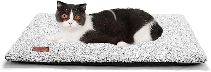 Self Warming Cat Bed Self Heating Cat Dog Mat 24 x 18 inch Extra Warm Thermal Pet Pad for Indoor Outdoor Pets with Removab...