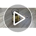 Dnnnii Vintage Glass Farmhouse Vase - Handmade Rustic Lantern Planter with Bonus Artificial Flowers & LED Lights (Home Dec...