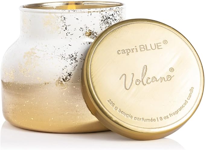 Capri Blue Glimmer Jar Candles - Luxury Holiday Scented Candles for Home - Long Lasting Soy Wax Blend - Scented Holiday & ...