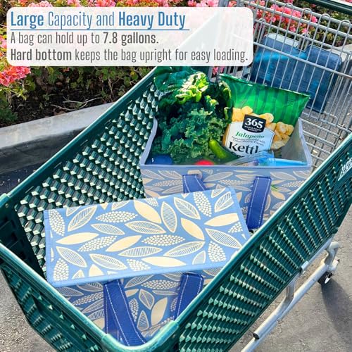 VENO 2 Pack Cooler Bag, Insulated Grocery Bags for Food Delivery, Collapsible Cooler, Reusable Shopping Bags for Grocerie...