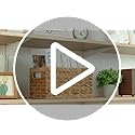 StorageWorks Wicker Basket, Baskets for Organizing, Storage Basket with Built-in Handles, Water Hyacinth Shelves (Medium ...