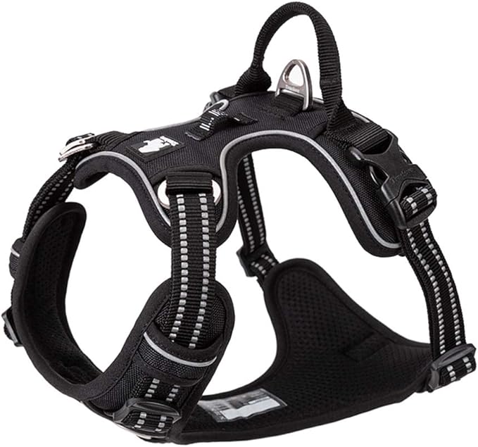 TRUE LOVE Dog Harness No Pull Nylon Reflective Pet Harness Adjustable Comfortable Control Step-in Brilliant Colors Truelov...