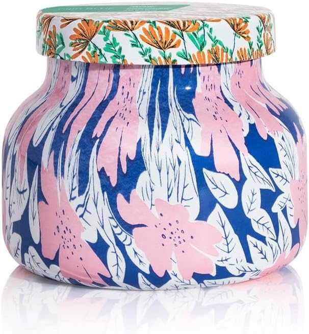 Capri Blue Scented Candles - Pattern Play Glass Jar Candles - Long Lasting Soy Wax Blend - Luxury Home Decor - Notes of Tr...