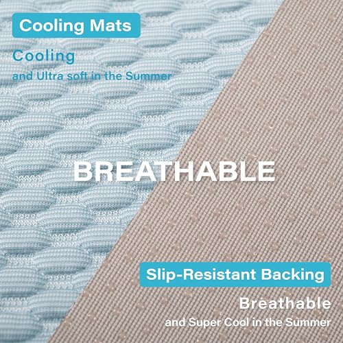 MICROCOSMOS Pet Cooling Mat & Sleeping Pad- Breathable Bubble Surface, EZ Clean. Keep Cooling for Pets, Kids and Adults in...