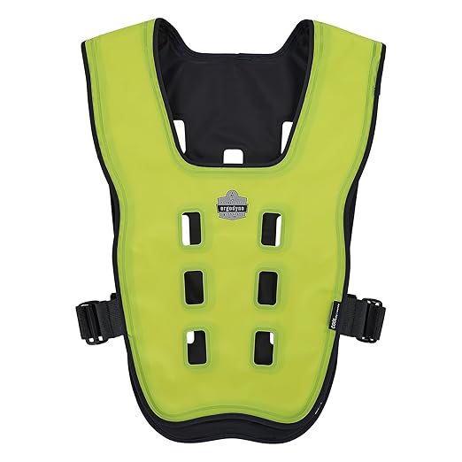 Ergodyne Chill-Its 6684 Evaporative Cooling Vest, Drip Free Cooling, Adjustable Personalized Fit, Easy Activation
