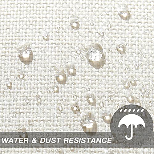 OTOSTAR Pack of 2 Outdoor Waterproof Decorative Pillow Covers 16x16 Inch Linen Geometry Pillowcases Cushion Case Garden Th...