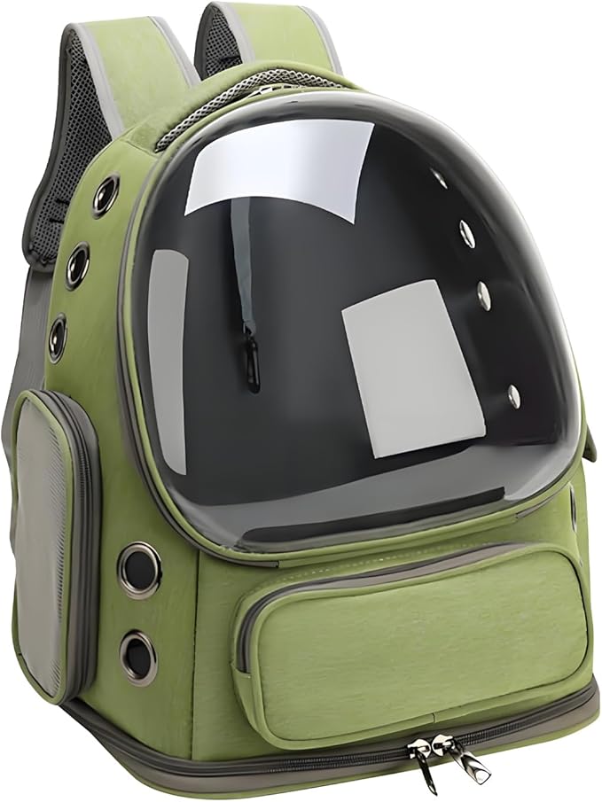 Cat Bubble Backpack,Breathable Cat Backpack Carrier Large Space Pet Travel Carrier for Kitty Small Dogs up to 15lbs,Transp...