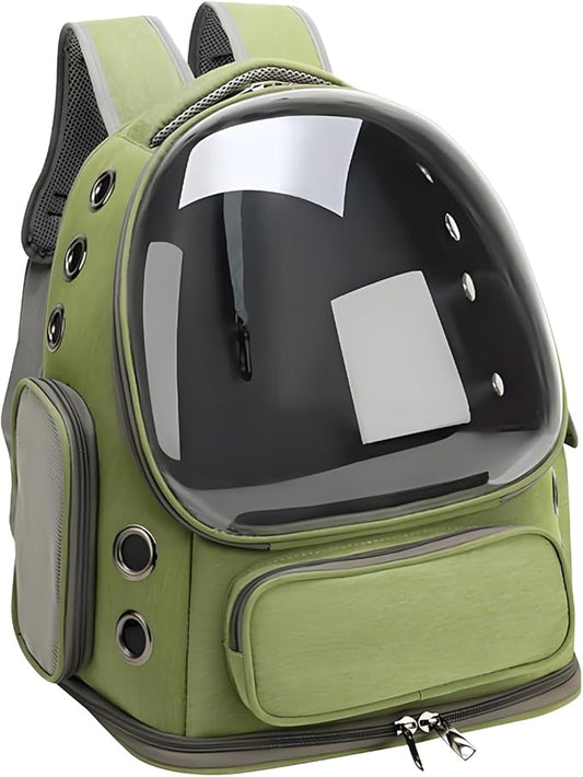 Cat Bubble Backpack,Breathable Cat Backpack Carrier Large Space Pet Travel Carrier for Kitty Small Dogs up to 15lbs,Transp...