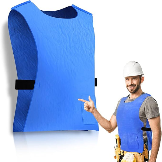YTCYKJ Cooling Ice Vest for Men Women,Adjustable Evaporative Cooling Vest for Hot Weather,230g Lightweight, Reusable, No I...
