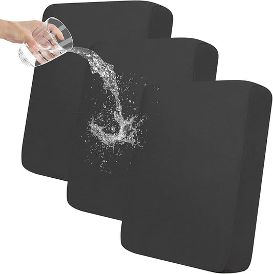 Easy-Going 100% Waterproof Chair Sofa Seat Cushion Slipcovers Couch Cushion Cover Stretch Furniture Protector for Kids, Pe...