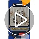 HOOBRO Jewelry Box with Mirror, Jewelry Organizer Box with Capacious Storage Space, Jewelry Holder Organizer, Hand-Held Je...