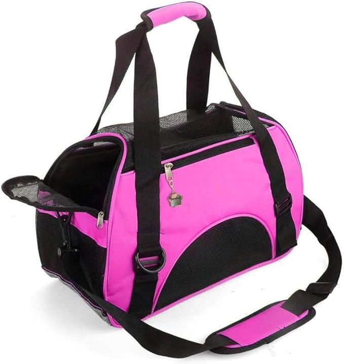 ZaneSun Cat Carrier,Soft-Sided Pet Travel Carrier for Cats,Dogs Puppy Comfort Portable Foldable Pet Bag Airline Approved (...