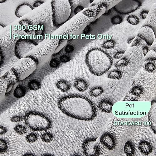 Stuffed® Premium Soft Dog Blanket Washable, 40"x32" Cat Blanket for Indoor Cats Large Medium Small Dog Puppy Essentials (G...