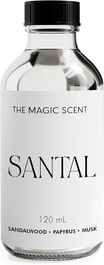 The Magic Scent Santal Fragrance Oil - Diffuser Oil Scent - Santal Aroma Diffuser Oils - Luxury Scents for Home - Sandalwo...