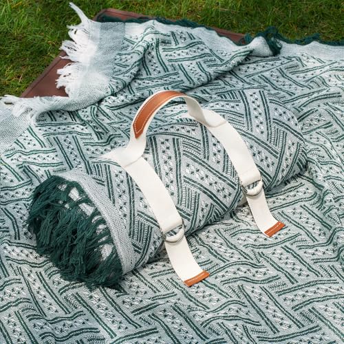 Genovega 2 in 1 Extra Large 80"* 80" Rug Picnic Waterproof Outdoor Beach Blanket Foldable Camping Mat Summer Camp Equipmen...