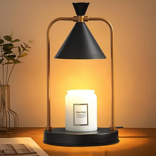 Qoyntuer Candle Warmer Lamp with Timer Dimmer, Birthday Gifts for Women Mom, House Warming Gifts New Home Room Decor, Plu...