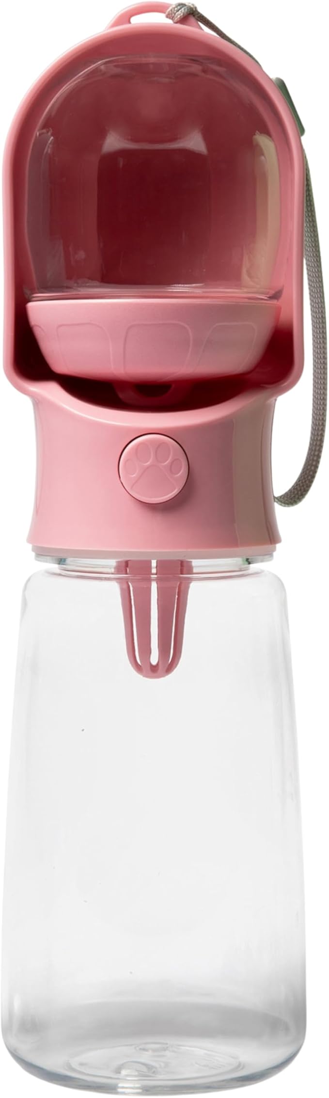HappiTails Leak Proof Portable Dog Water Bottle with Bowl – Travel Pet Water Dispenser for Walking & Hiking – Food Grade P...