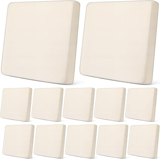 Newwiee 12 Pcs Stretch Cushion Covers Replacement Waterproof Sofa Couch Cushion Covers Washable Individual Couch Slipcover...