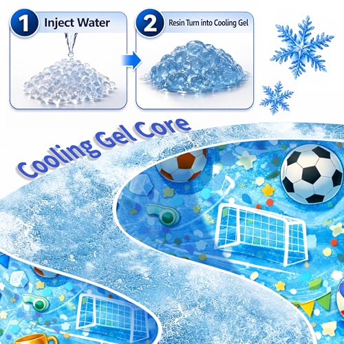 Yomvwavo Dog Cooling Mat, Water-Activated Gel Ice Pad for Dogs&Cats, No Electricity Self-Cooling Mat, Waterproof Wipe-Clea...