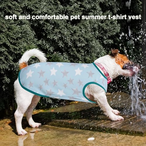 Lightweight Breathable Dog Cooling Shirts, Quick Dry Dog Sunscreen Shirt, Professional Pet Summer Vest for Small Medium La...