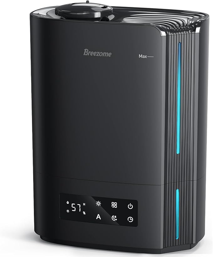 BREEZOME 6L Humidifiers for Bedroom Large Room & Essential Oil Diffuser, Ultrasonic Top Fill Cool Mist Humidifiers for Bab...