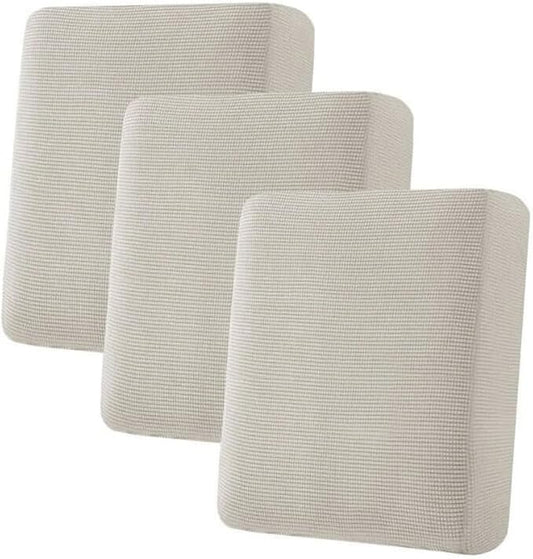 H.VERSAILTEX Super Stretch Individual Seat Cushion Covers - Sofa & Couch Cushion Slipcover Sets - Thick Jacquard Textured ...