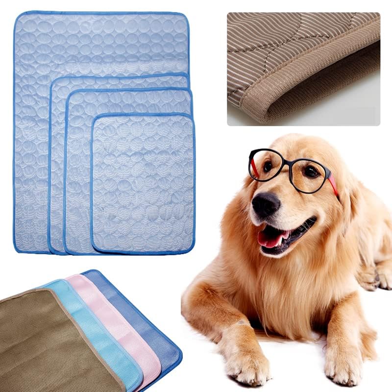 NianYi Pet Self-Cooling Pad, Pet Self-Cooling Mat, Summer Ice-Cooling Bed Mat for Cats, Summer Ice-Cooling Bed Mat for Dog...