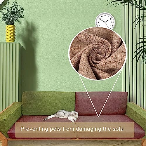 Ntomtuex Linen Couch Cushion Cover Sofa Cover for Furniture Replacement Chair Cushion Protector for Pets Slipcover Lovesea...