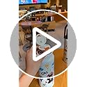 YJMOE 27oz Insulated Water Bottle, Stainless Steel cute cup with Straw & Direct-Drink Lid, Leak-Proof Travel Cup with Hand...