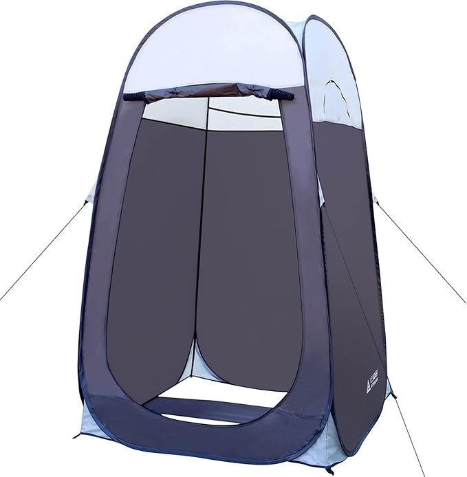 Leader Accessories Pop Up Shower Tent Dressing Changing Room Privacy Portable Camping Shelters 4' x 4' x 78" H Extra-Large...