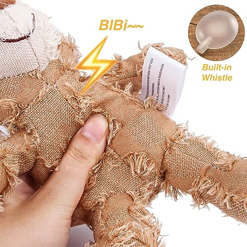 MAXBECK Dog Companion for Heavy Chewers- Indestructible Robust Bear Dog Toy, Resistant Squeaky Dog Toys for Heavy Chewers,...