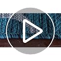 Unique Loom Outdoor Botanical Collection Area Rug - Curl (6' 1" x 9' Rectangle, Teal/ Ivory)