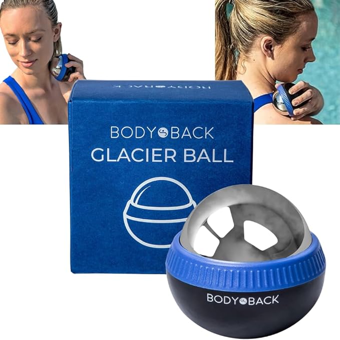 Body Back Glacier Ball - Cryosphere Therapy Massage Roller Ball, Ice Roller Ball, Cold Ball for Plantar Fasciitis Relief w...