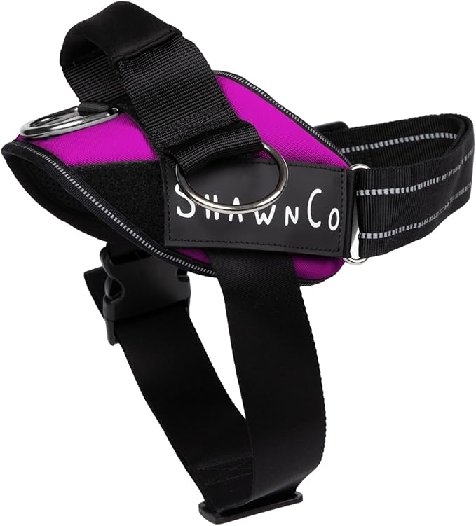 ShawnCo Essential Pro Dog Harness, No-Pull Pet Vest with 3 Leash Clips and Removable, Reflective Side Patches, Adjustable ...