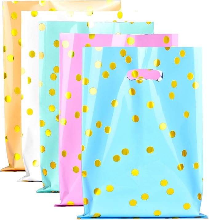 ZGORENDZ 40 Pack Party Favor Bags Goodie Bags for Kids Birthday Party Small Gift Bag Bulk for Baby Shower, Wedding, Thanks...