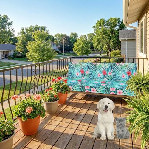 Newwiee 12 Pcs Patio Cushion Covers Outdoor Stretch Sofa Couch Cover Replacement Couch Slipcover Sofa Seat Chair Porch Pat...