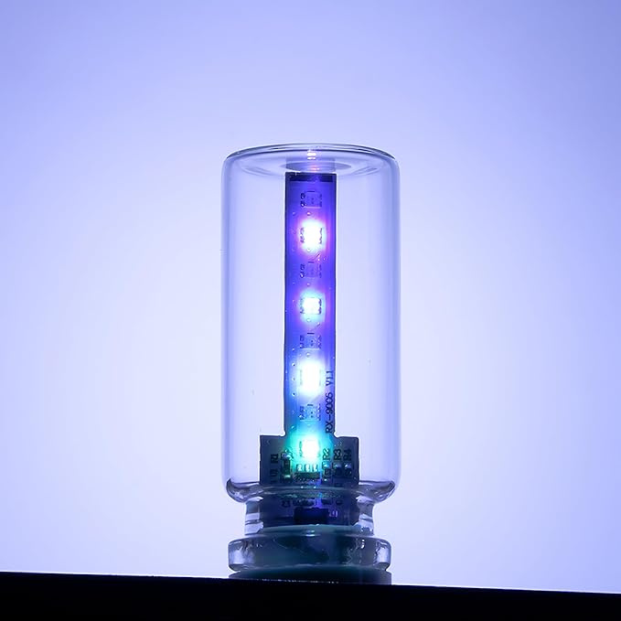 USB Car Interior LED Ambient Light – Touch Control LED Mood Lights, Dimmable 7 Colors, Portable Mini USB Light for Car, Be...