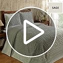 Better Trends Rio Collection is Super Soft and Light Weight in Floral Design 100% Cotton Tufted Unique Luxurious Machine W...