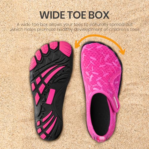 SEEKWAY Barefoot Water Shoes for Kids - Wide Toe Box and Quick-Dry Sand Shoes Toddler for Hiking Swim Beach Pool Kayak Spo...