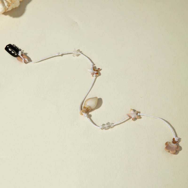 Fashionable Beach Conch Shell Braided Hair Ornament