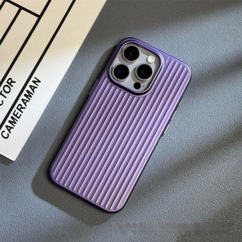 Corrugated Matte Electroplating Mobile Phone Shell Frosted Hard Shell
