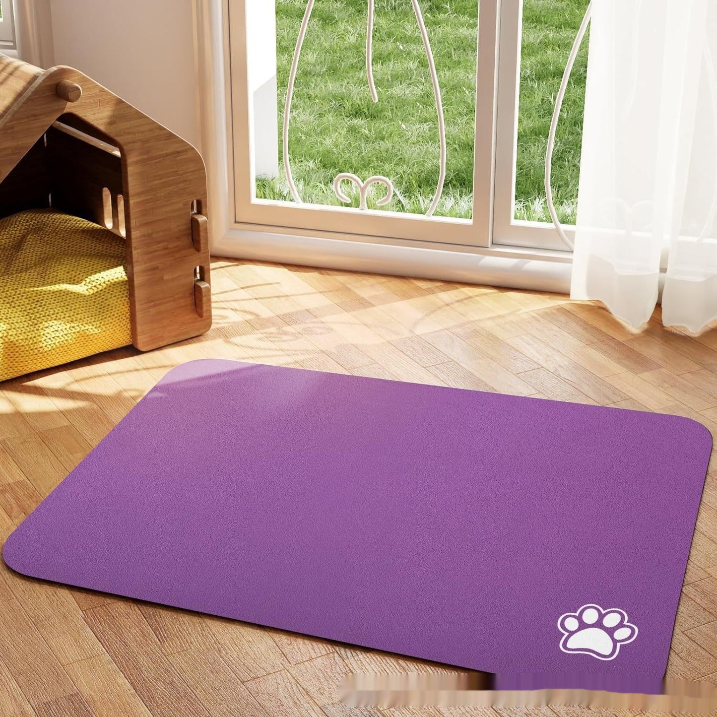 Pet Water-absorbent Quick-drying And Stain-resistant Floor Mat