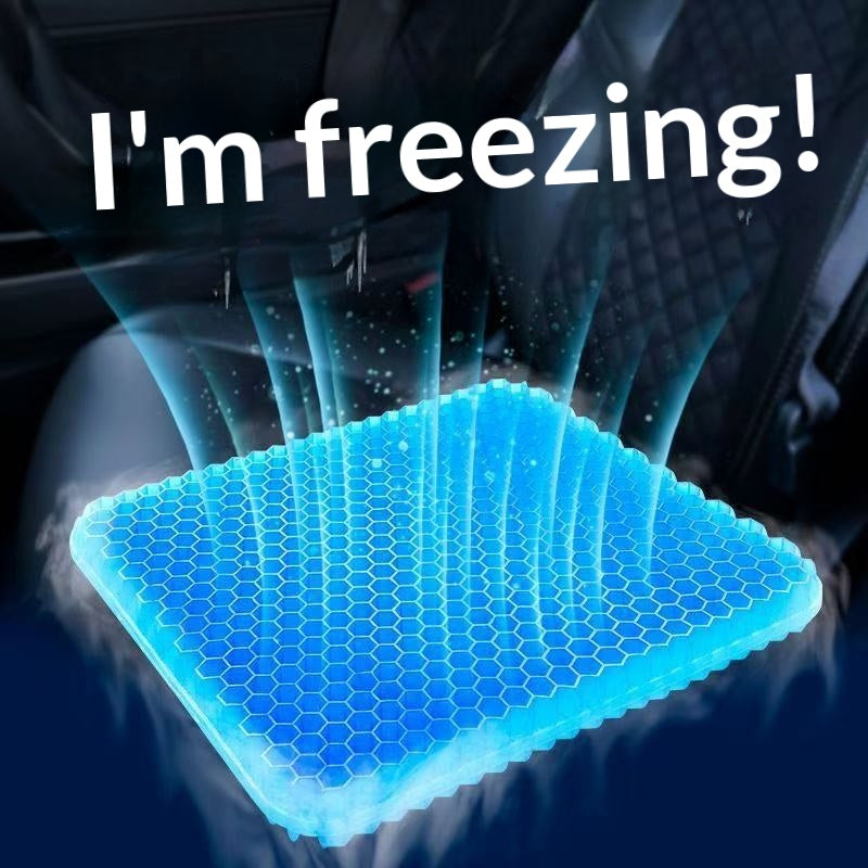 Summer Cooling Pad Honeycomb Silicone Seat Cushion For Office And Car