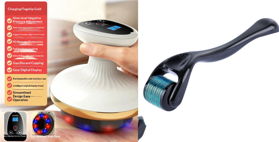 Electric Gua Sha Board Beauty Massager Cupping Device Electric Meridian Brush Home Abdominal Massage Gua Sha Board Massager