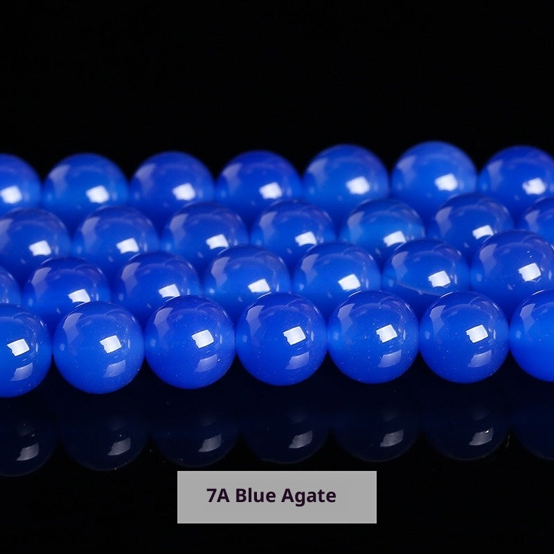 White Chalcedony DIY Accessories With Agate Beads