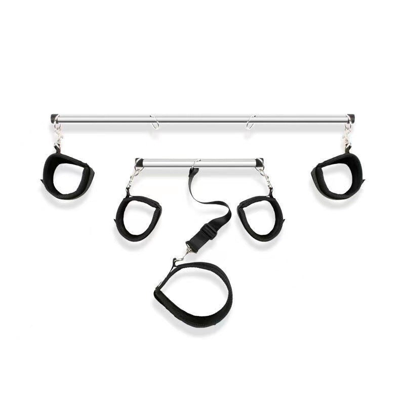 Handcuffs Ankle Cuffs And A Leash Collar For Female Submission A Spreader Device For Intimate Body Training