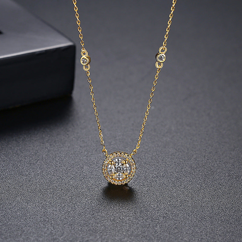 Choker Bridal Zircon Necklace Exquisite Korean Ins Style