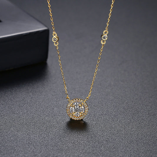 Choker Bridal Zircon Necklace Exquisite Korean Ins Style