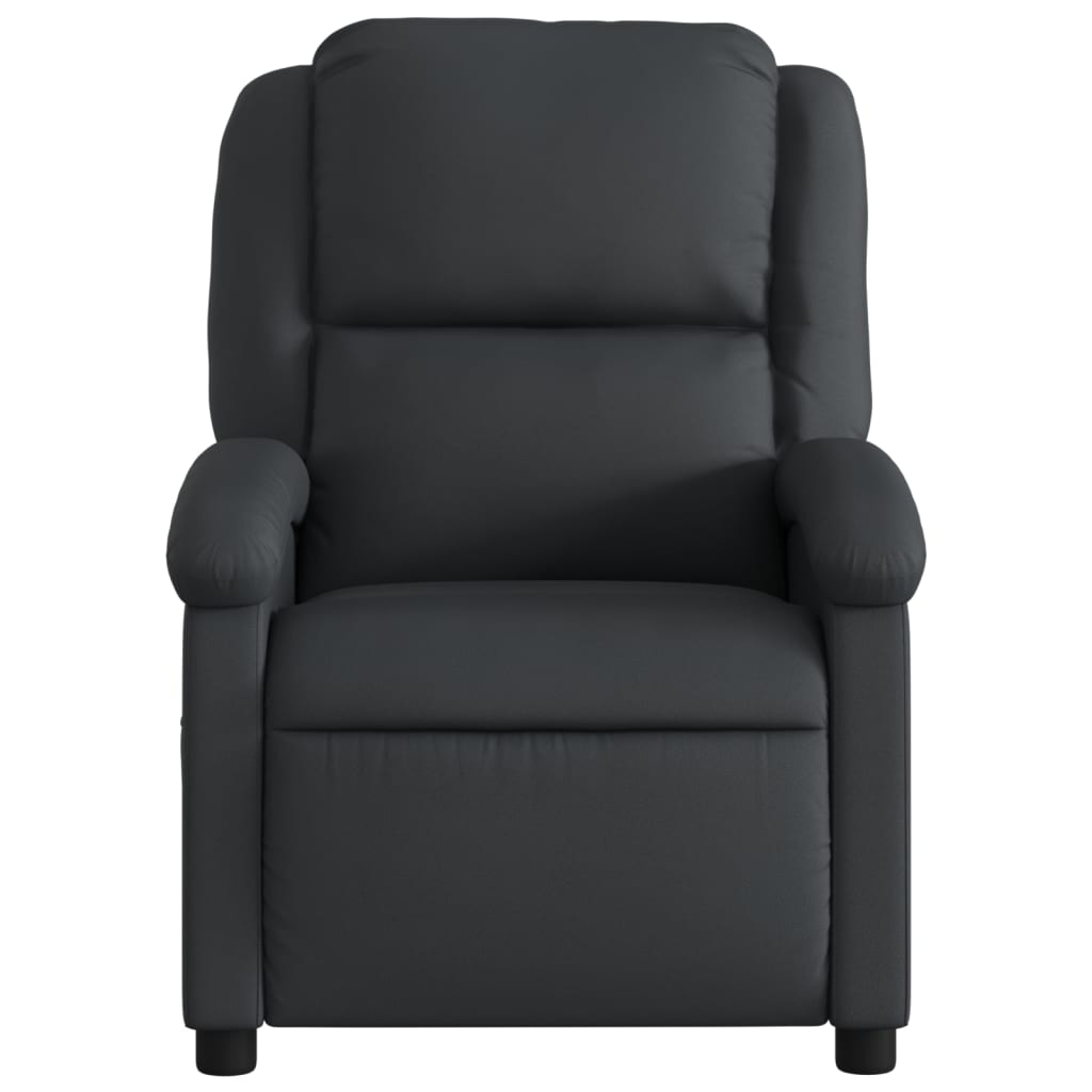Massage Chair Recliner Genuine Leather   Massage Chair Recliner Dark Brown